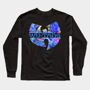 Wutang Hawaii Summer Style Vintage Logo Long Sleeve T-Shirt